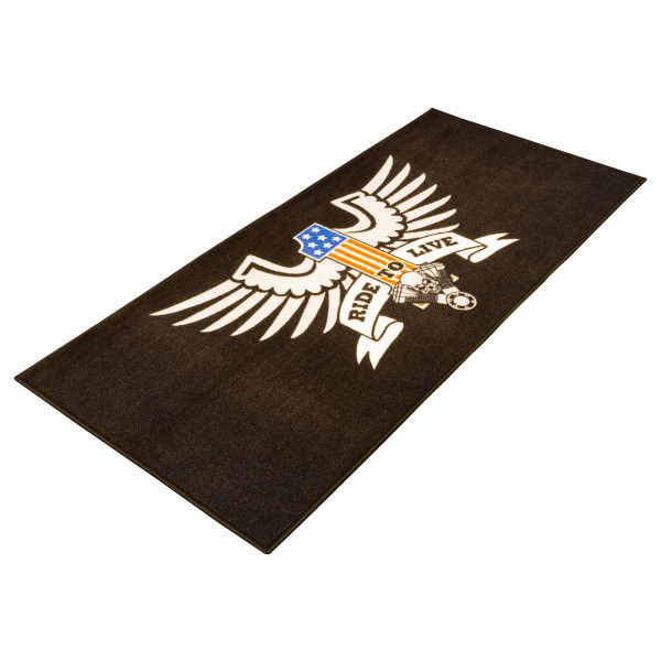 biketek Biketek series 3 american eagle live to ride garage mat 190 x 80cm